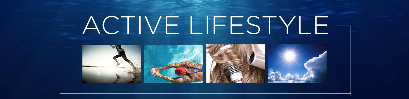 Active lifestyle hair products